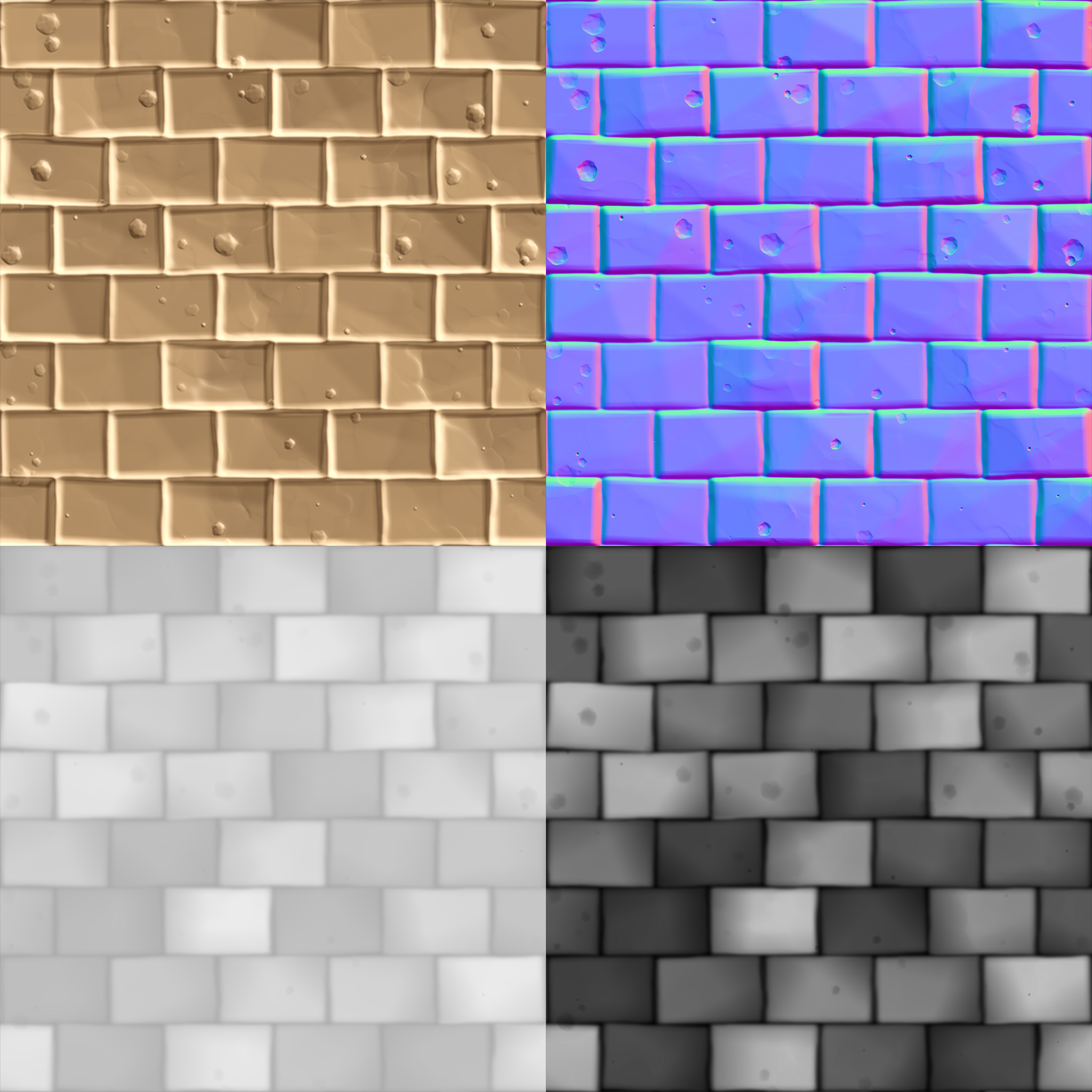 Stylized Sand Bricks preview image 3